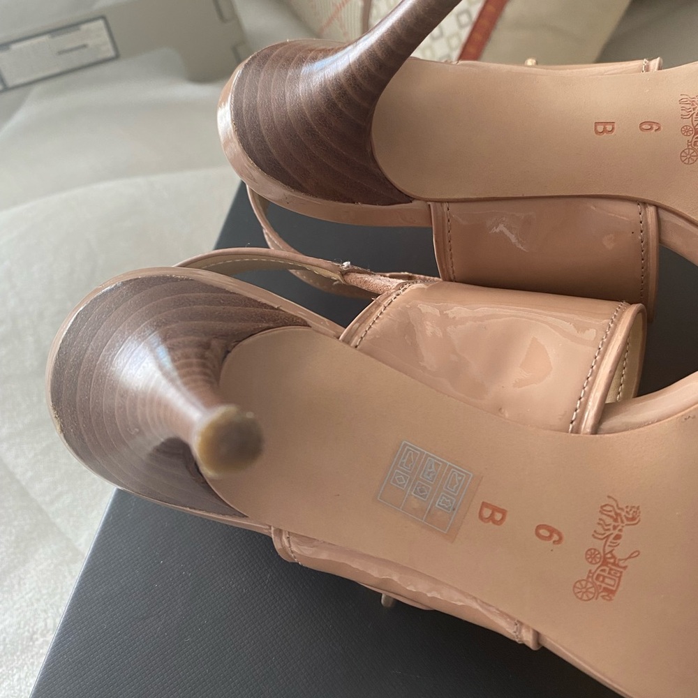 Coach Marla Patent Leather Sandals - Picture 10 of 13